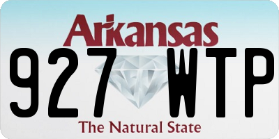 AR license plate 927WTP