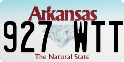 AR license plate 927WTT