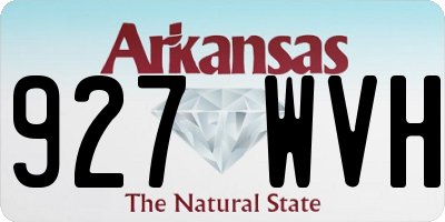 AR license plate 927WVH