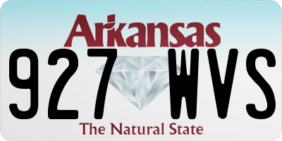 AR license plate 927WVS