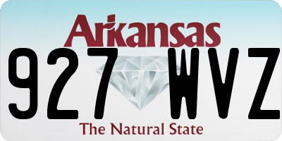 AR license plate 927WVZ