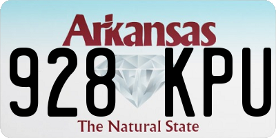 AR license plate 928KPU