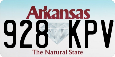 AR license plate 928KPV