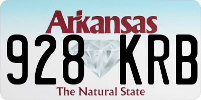 AR license plate 928KRB