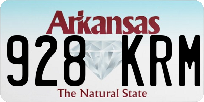 AR license plate 928KRM