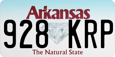 AR license plate 928KRP