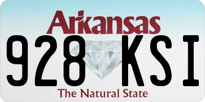 AR license plate 928KSI