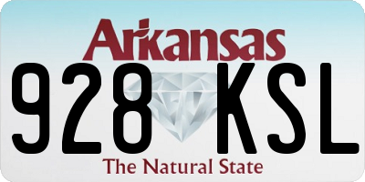 AR license plate 928KSL