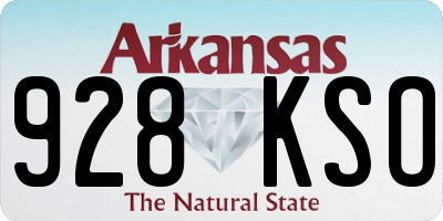 AR license plate 928KSO