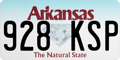 AR license plate 928KSP