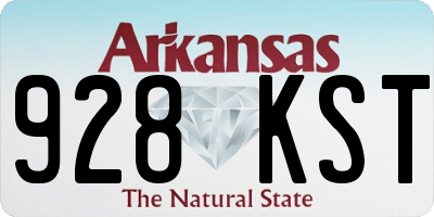 AR license plate 928KST