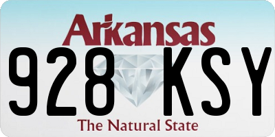 AR license plate 928KSY