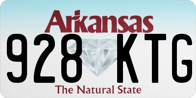 AR license plate 928KTG