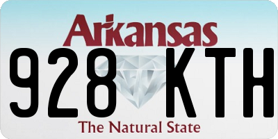 AR license plate 928KTH