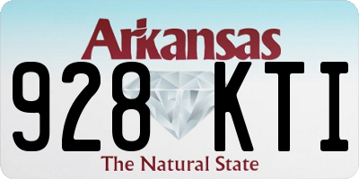 AR license plate 928KTI