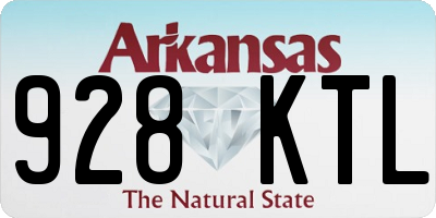 AR license plate 928KTL