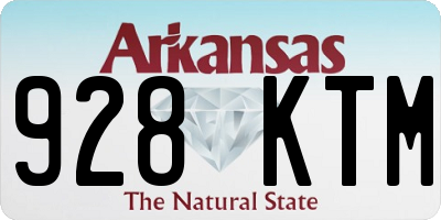 AR license plate 928KTM