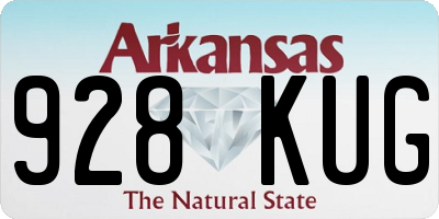 AR license plate 928KUG