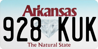 AR license plate 928KUK