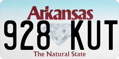 AR license plate 928KUT