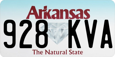 AR license plate 928KVA