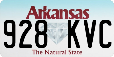 AR license plate 928KVC