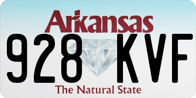 AR license plate 928KVF