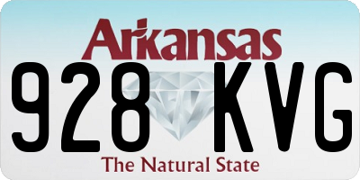 AR license plate 928KVG