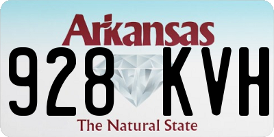 AR license plate 928KVH