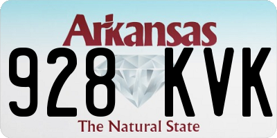 AR license plate 928KVK