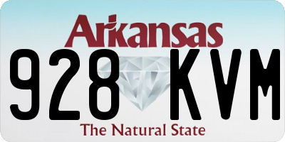 AR license plate 928KVM