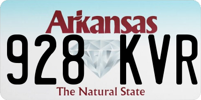 AR license plate 928KVR