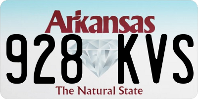 AR license plate 928KVS