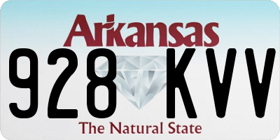 AR license plate 928KVV