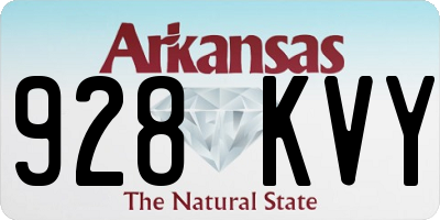 AR license plate 928KVY