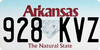 AR license plate 928KVZ