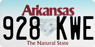 AR license plate 928KWE