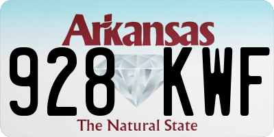 AR license plate 928KWF