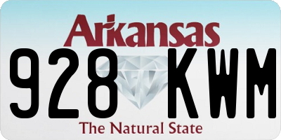 AR license plate 928KWM