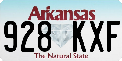AR license plate 928KXF