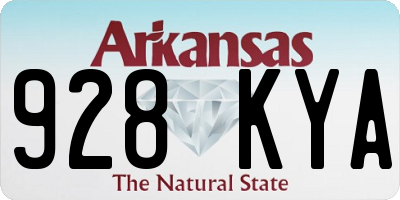 AR license plate 928KYA