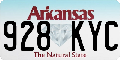 AR license plate 928KYC