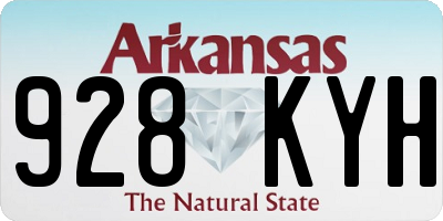 AR license plate 928KYH