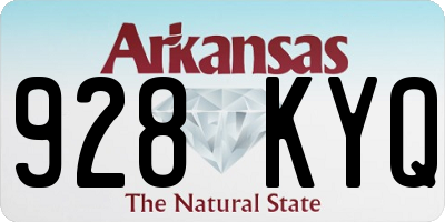 AR license plate 928KYQ