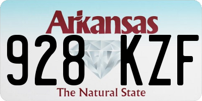 AR license plate 928KZF
