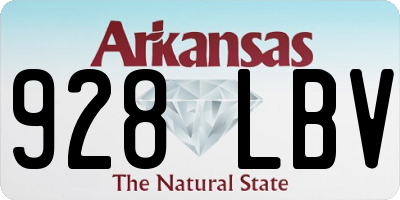 AR license plate 928LBV