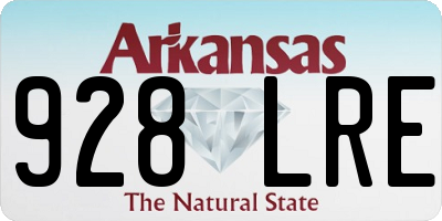AR license plate 928LRE