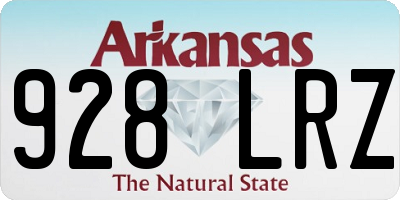 AR license plate 928LRZ