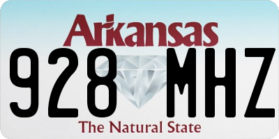 AR license plate 928MHZ