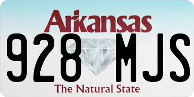AR license plate 928MJS